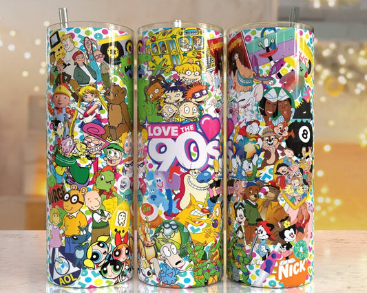 90s Cartoon Tumbler