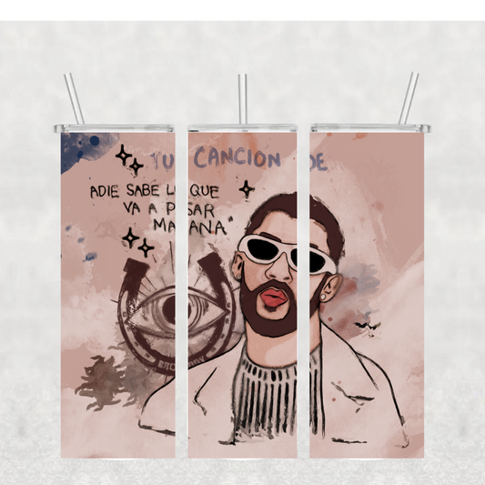 Bad Bunny 20oz Tumbler