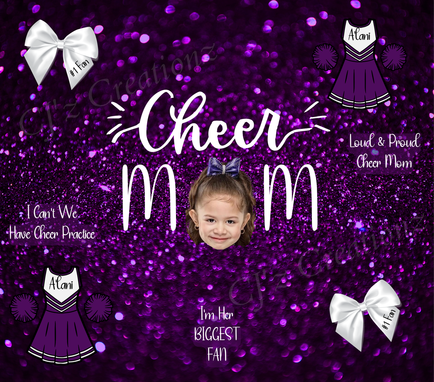 Cheer Mom 20oz Tumbler