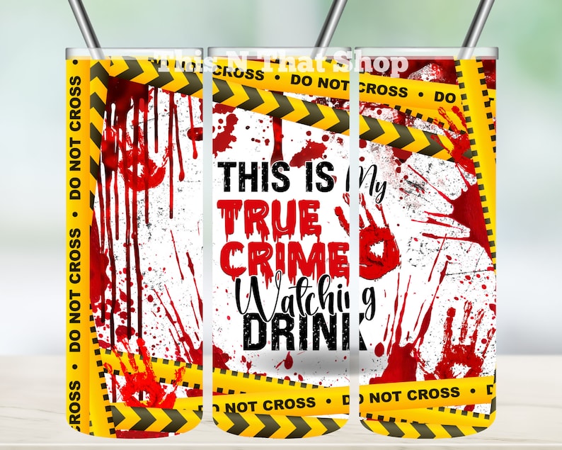 True Crime Junkie Tumbler