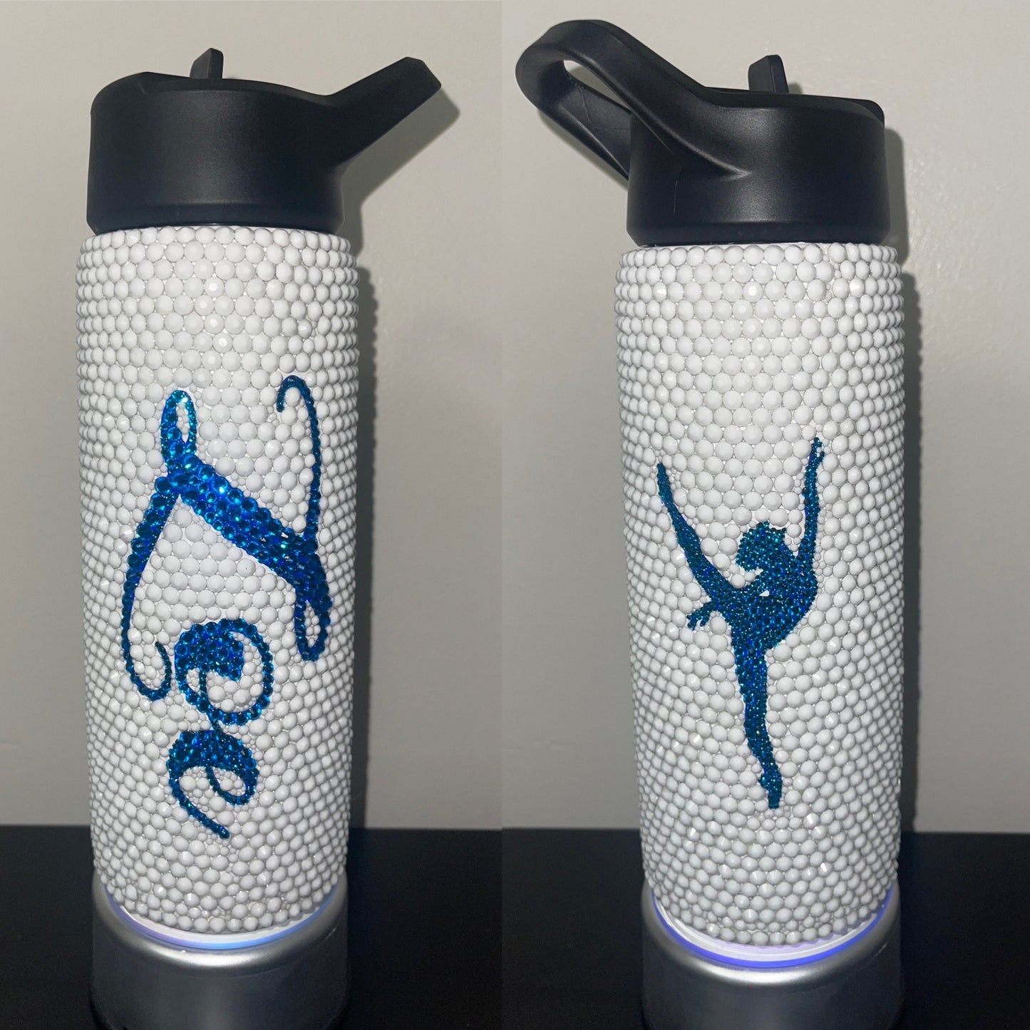 24oz Custom Dancer Rhinestone Tumbler