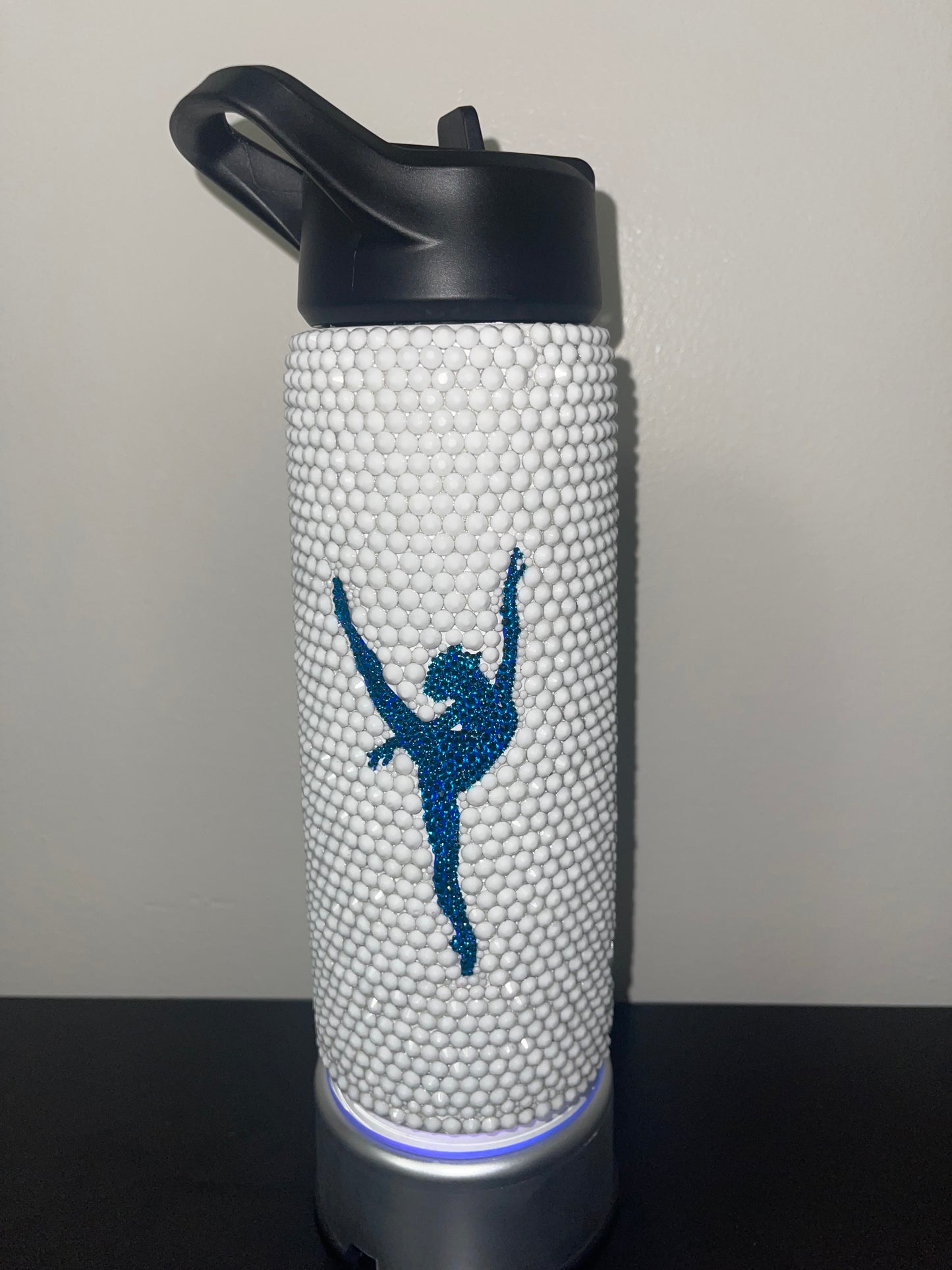24oz Custom Dancer Rhinestone Tumbler