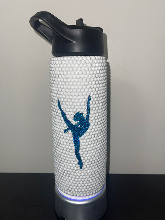 24oz Custom Dancer Rhinestone Tumbler