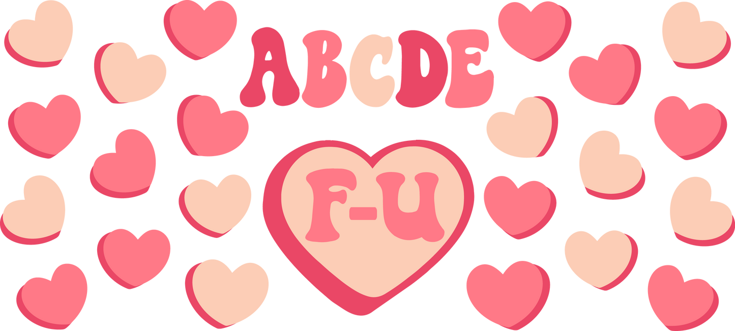 ABCDE FU Glass Can