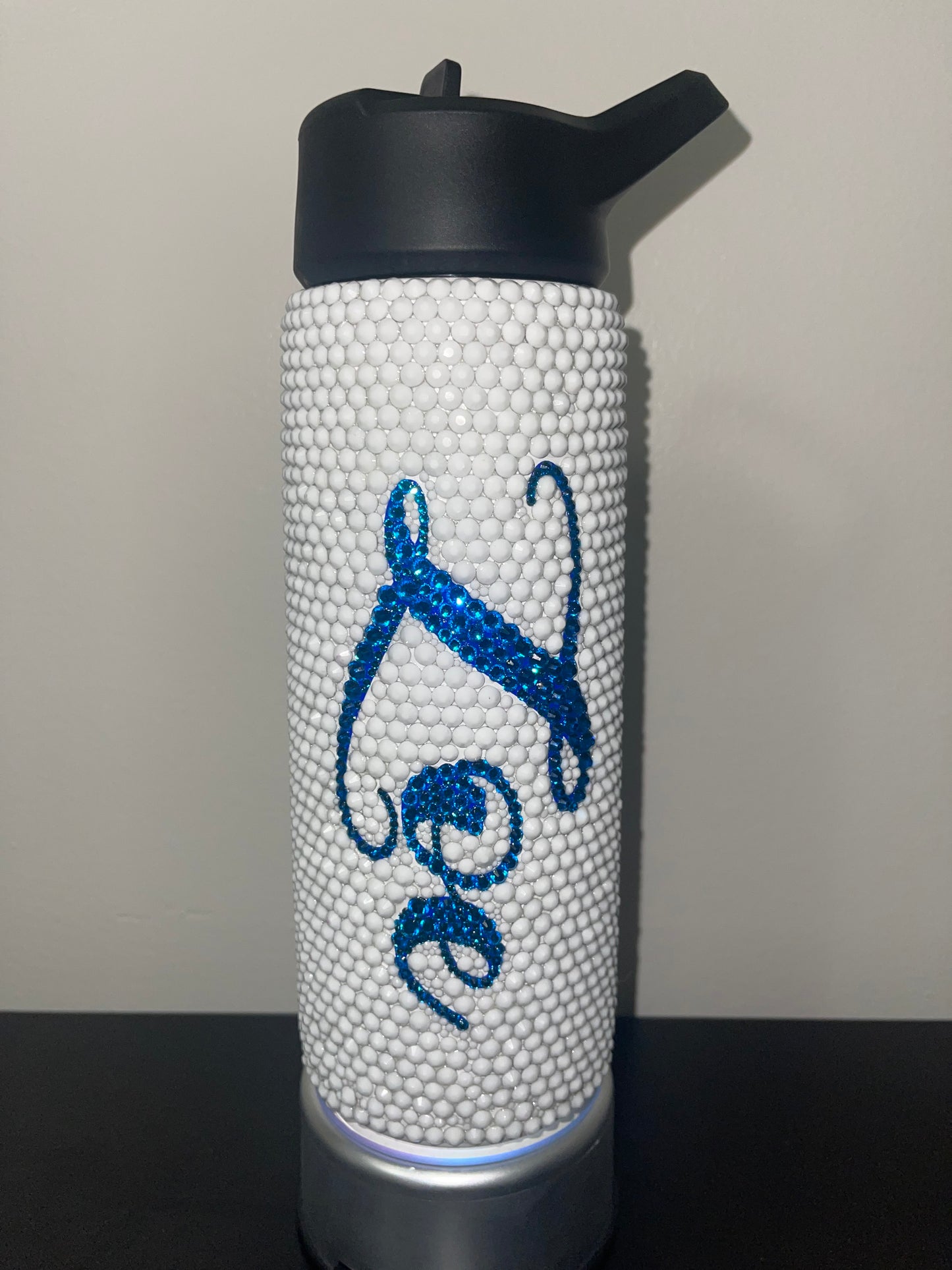 24oz Custom Dancer Rhinestone Tumbler