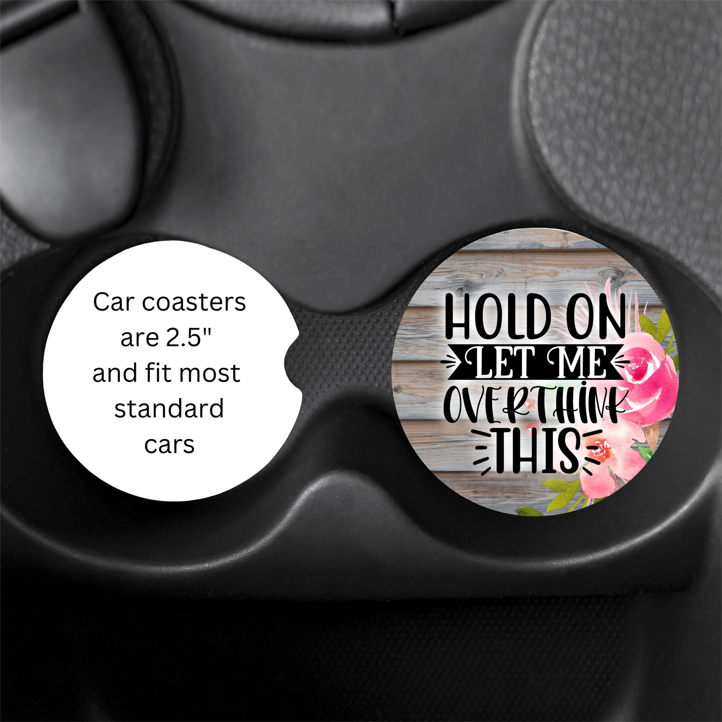 Ceramic Let me Overthink Coaster