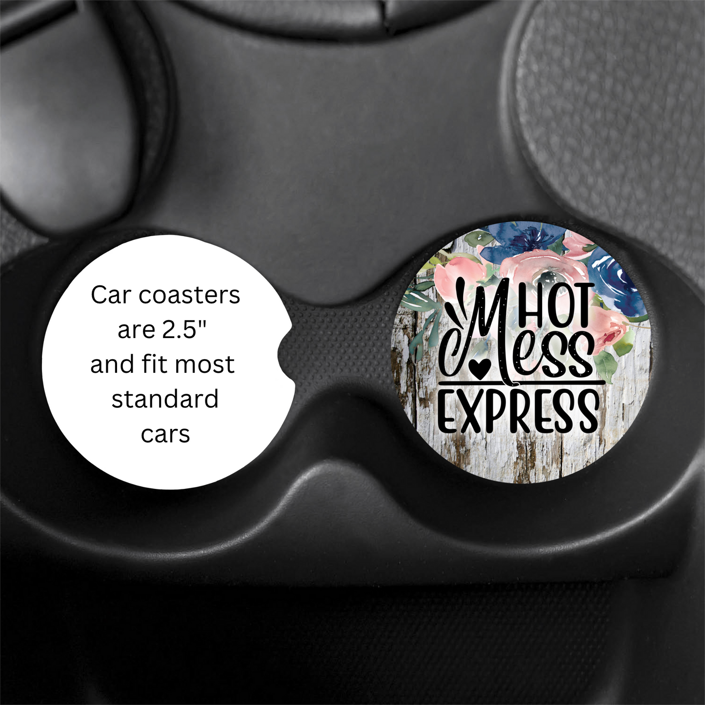Ceramic Hot Mess Express Coaster