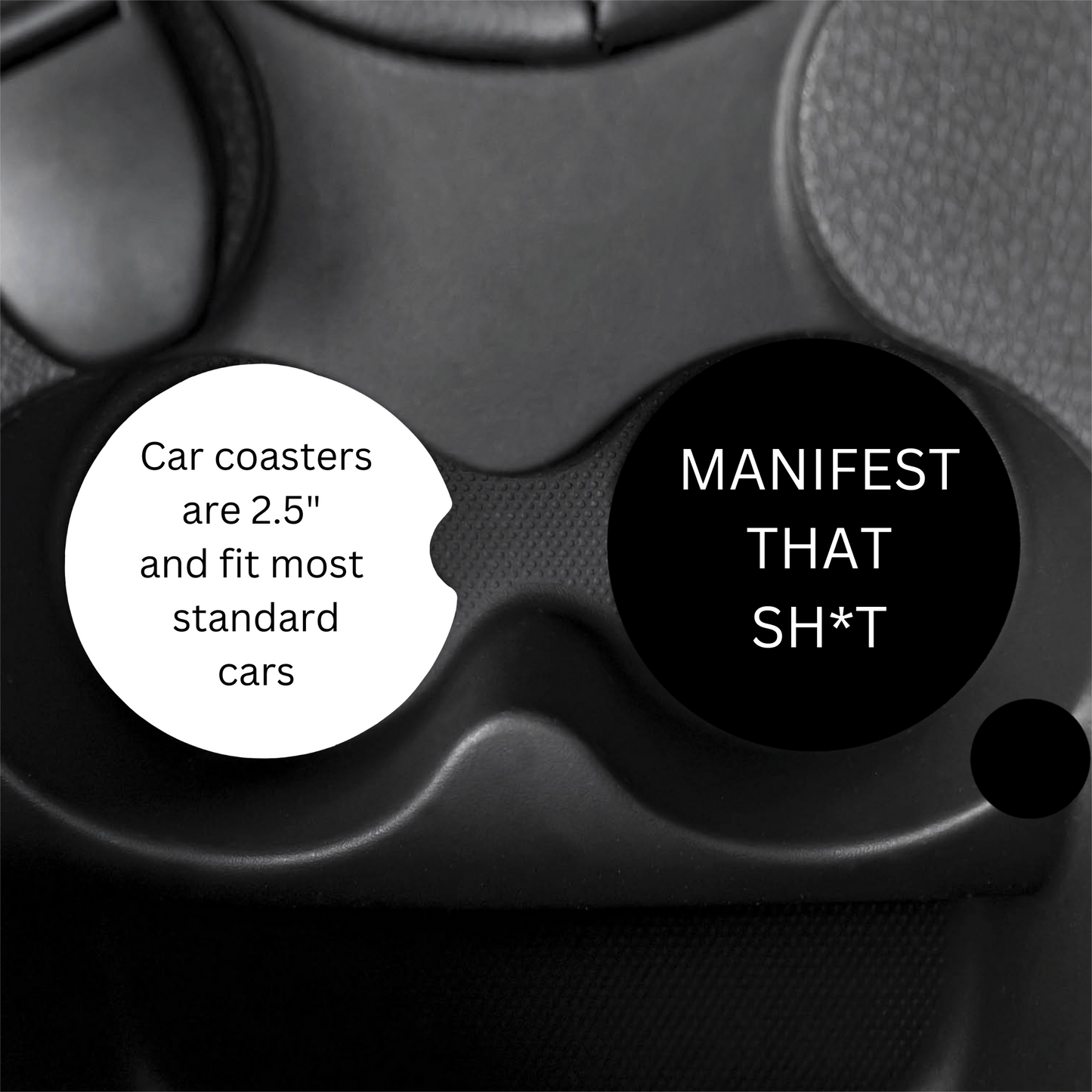 Ceramic Manifest Car Coaster