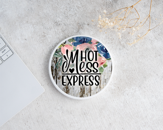 Ceramic Hot Mess Express Coaster